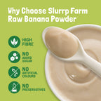 Slurrp Farm Raw Banana Powder Cereal from Kerala For Little Ones | Grocsy