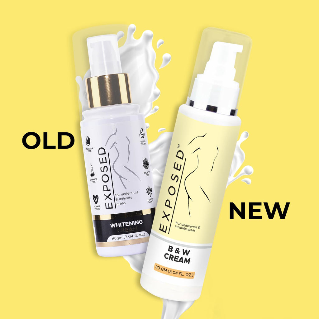 Exposed Whitening Cream For Intimate Areas Dark Underarms Elbows, Neck | Grocsy