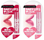 Maybelline New York Baby Lips Lip Balm - Pink Lolita and Berry Crush-SPF 20 | Grocsy