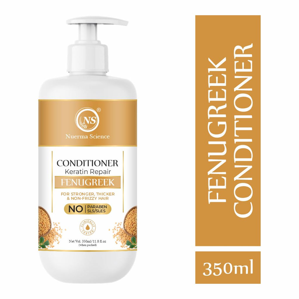 Nuerma Science Keratin Repair Fenugreek Hair Conditioner for Stronger, Thicker & Non-Frizzy Hair | Grocsy