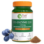 Pure Nutrition Bio Coenzyme Q10 125 mg Veg Capsules | Grocsy