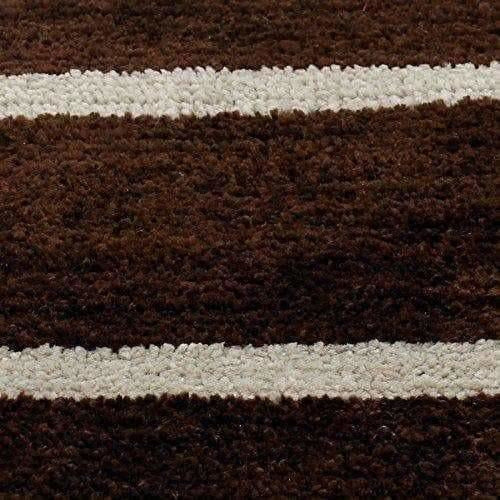 Handicraft Style Eco Series 2 Piece Cotton Blend Door Mat - 16"x24", Grey and Brown | Grocsy