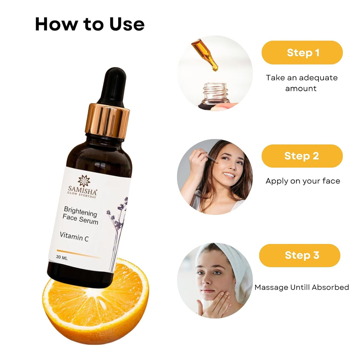 Samisha Brightening Face Serum | Grocsy