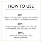 Nuerma Science Keratin Repair Rosemary Shampoo for Damaged, Dry & Frizzy Hair | Grocsy