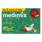 Medimix Ayurvedic Classic 18 Herbs Soap, 125 g (4 + 1 Offer Pack) | Grocsy