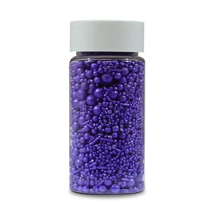 Confect Purple | Sprinkles Bottle for Decoration Bottle | Grocsy