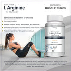 Vokin Biotech L-Arginine 500mg,Support Muscle Recovery & Relaxation | Grocsy