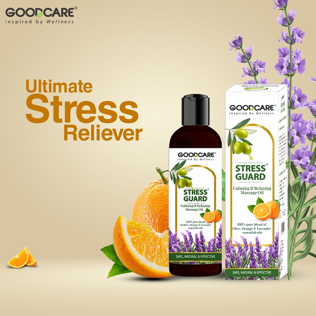 Goodcare Stress Guard Massage Oil | Grocsy