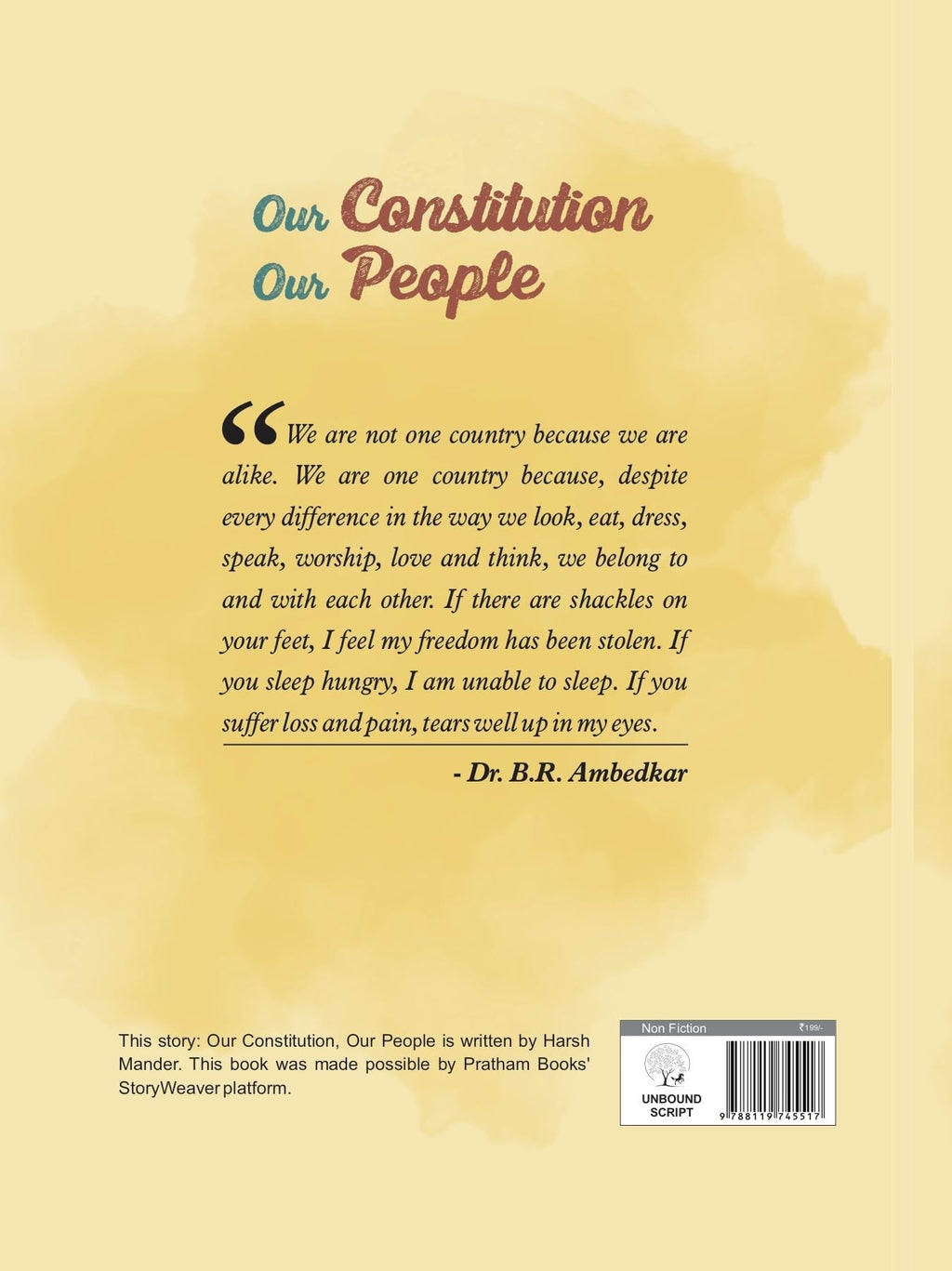Our contitution our people - Harsh Mander | Grocsy