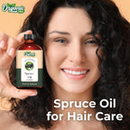 Organic Zing Spruce (Picea) Oil | Pure & Natural Essential Oil for Aroma, Diffusers, Hair Care & Massage | Grocsy
