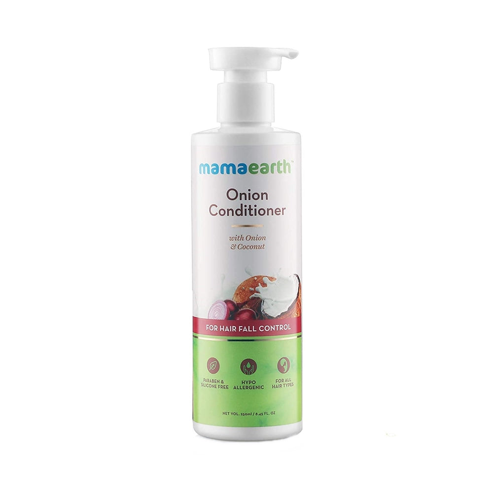 Mamaearth Onion Shampoo & Onion Conditioner For Hair Fall Control | Grocsy