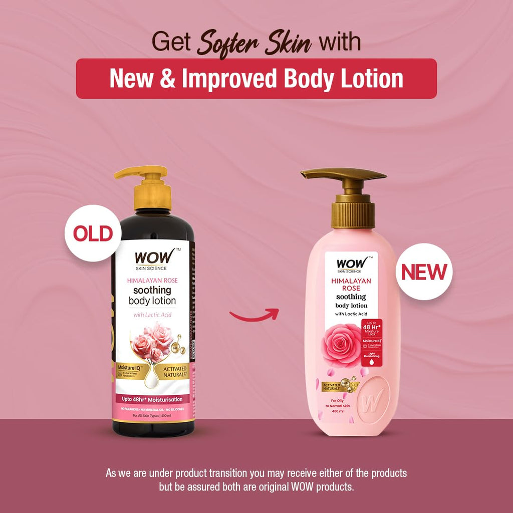 Wow Skin Science Himalayan Rose Body Lotion | Grocsy