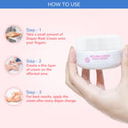 The Moms Co Natural Diaper Rash Cream for Baby | Grocsy