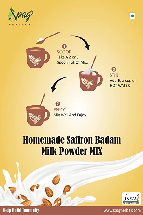 Spag Herbals Chocolate Badam Health Drink Instant Premix Powder | Grocsy