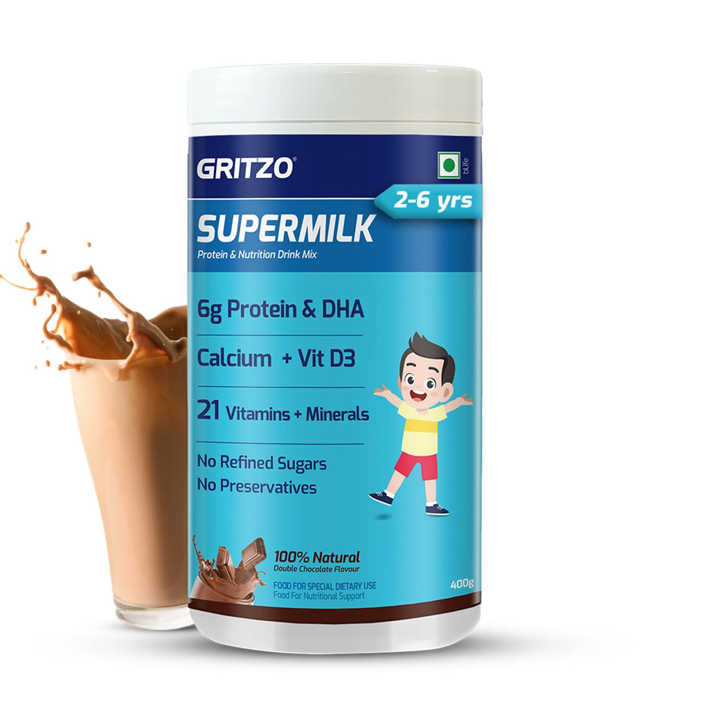 Gritzo SuperMilk Overall Growth (2-6y) for Boy/Girl | Grocsy