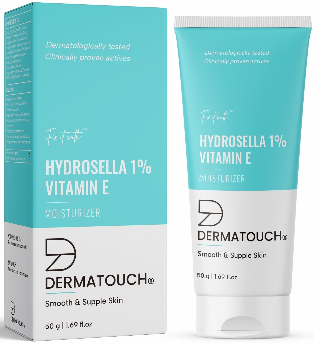Dermatouch Hydrosella 1% & Vitamin E Moisturizer | Grocsy