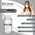 Vokin Biotech Zinc Citrate Supports Healthy Immune system Capsules | Grocsy