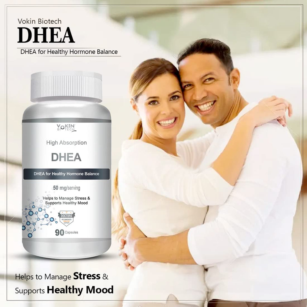 Vokin Biotech DHEA 50mg | Supports Healthy Mood | | Grocsy