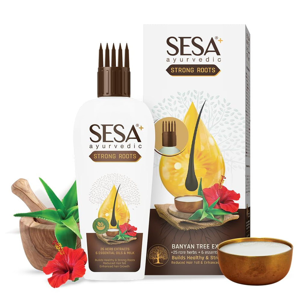 Sesa Ayurvedic Strong Roots Hair Oil | Grocsy