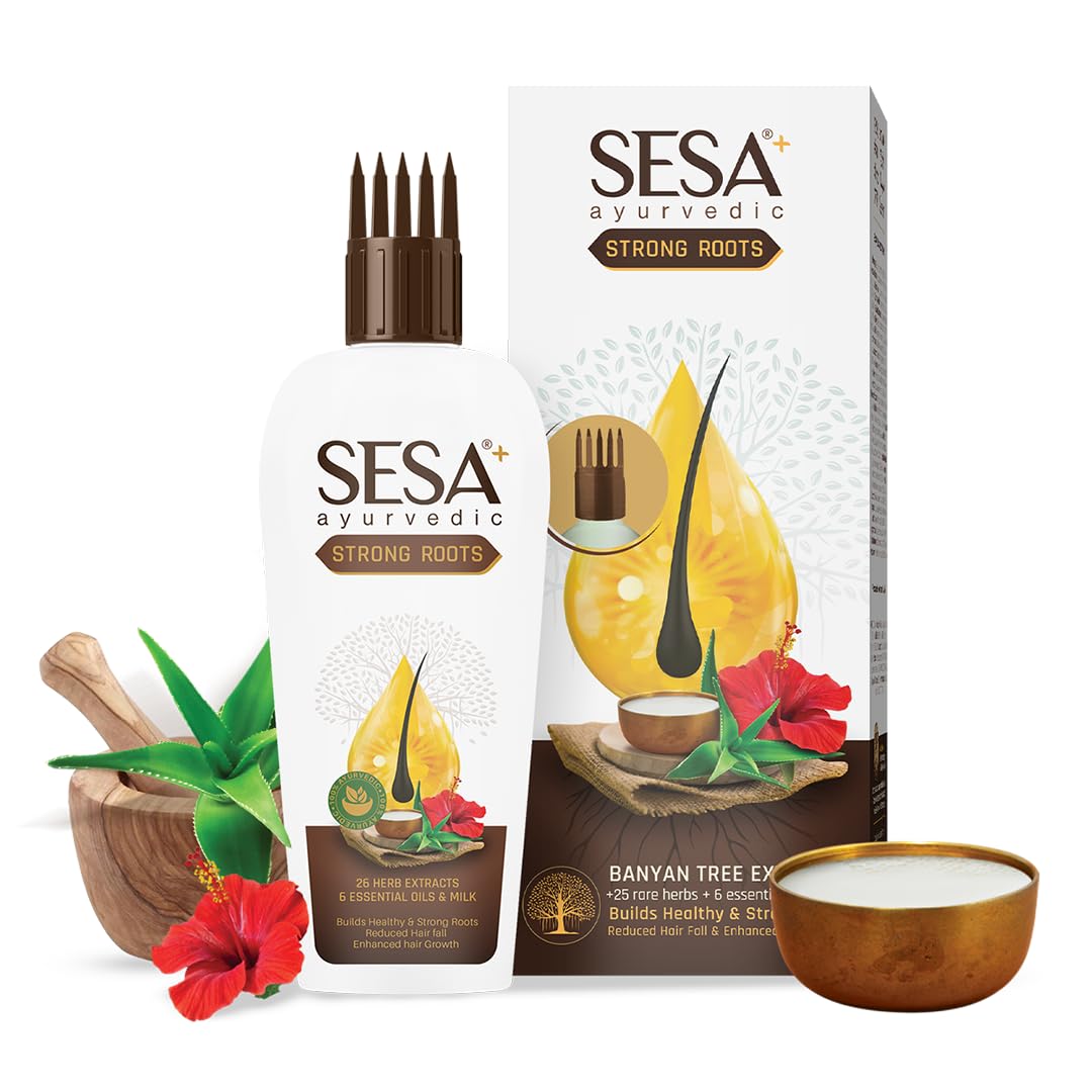 Sesa Ayurvedic Strong Roots Hair Oil | Grocsy