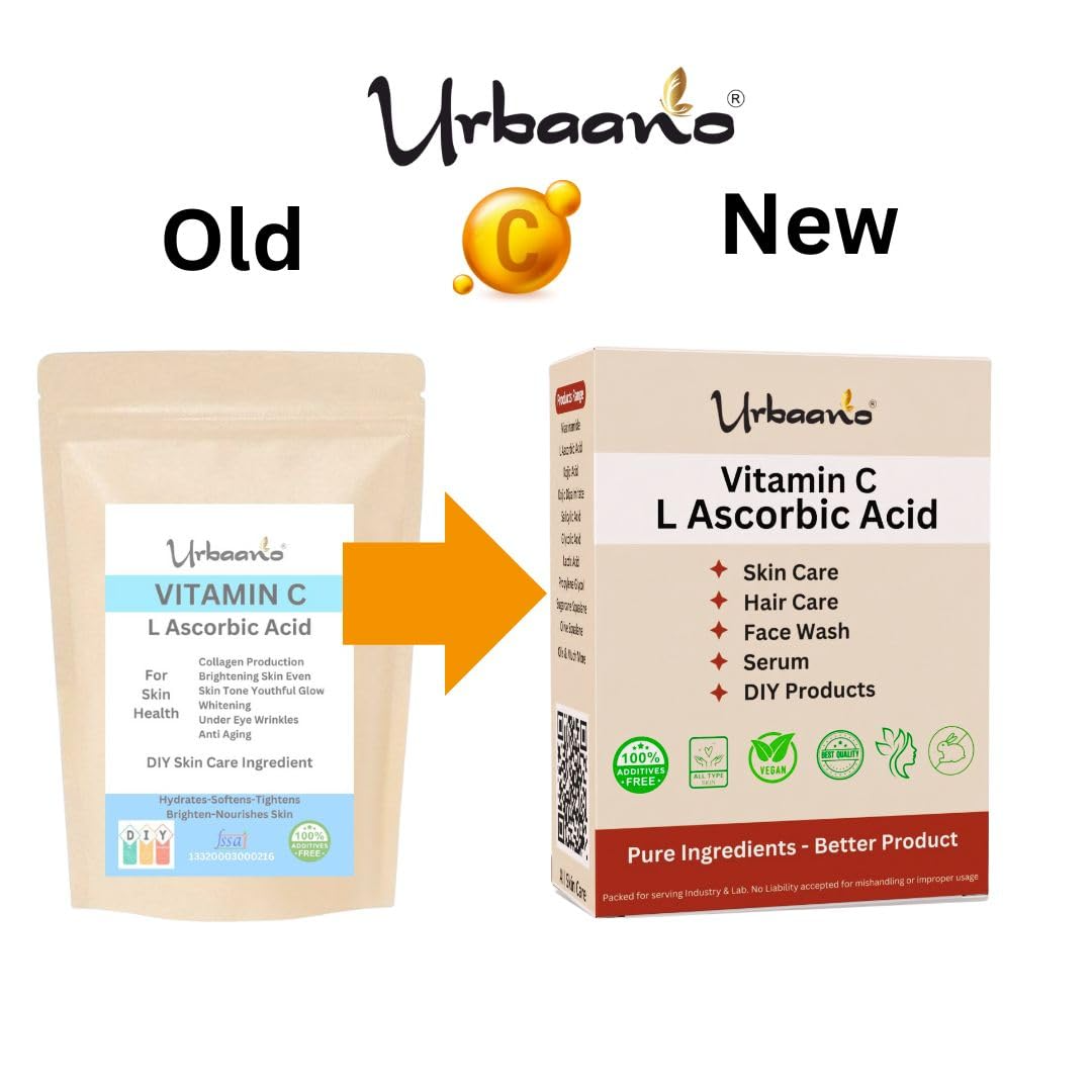 Urbaano Herbal L-Ascorbic Acid (Vitamin C Powder) | Grocsy