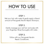 Nuerma Science Keratin Repair Fenugreek (Methi) Shampoo for Hair Fall & Dandruff Control | Grocsy