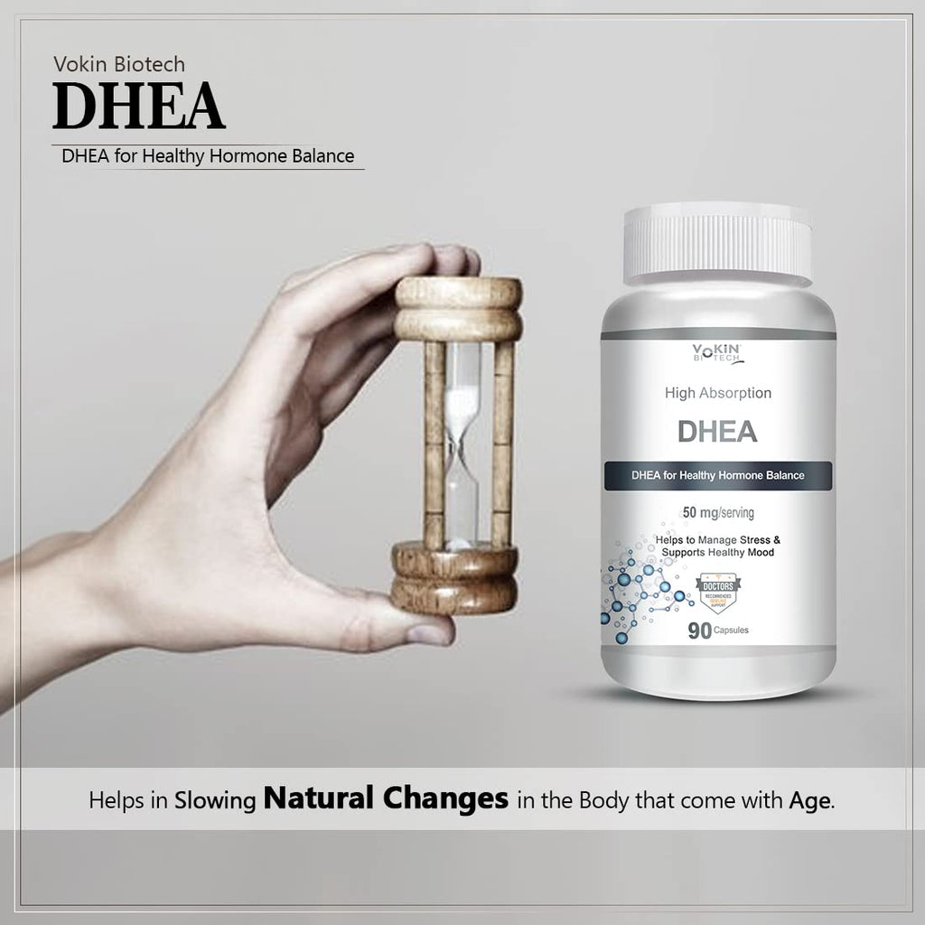 Vokin Biotech DHEA 50mg | Supports Healthy Mood | | Grocsy