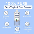 Wishcare Premium Cold Pressed Extra Virgin Coconut Oil | Grocsy