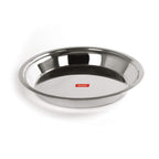 Sumeet Heavy Stainless Steel Parat (2.8 liter | 34Cm), Silver | Grocsy