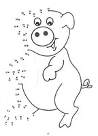 Scholars Hub Dot To Dot Activity Book For Kids (Numbers 1-100 & Abc) ( Set Of 2 Books) (Ages 3-6) | 152 Pages | Fun Activities For Children | Join The Dots And Coloring Book For Kids | Grocsy