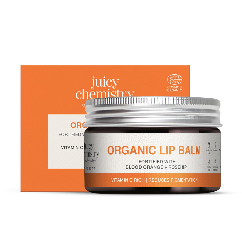 Juicy Chemistry Blood Orange & Rosehip Lip Balm | Grocsy