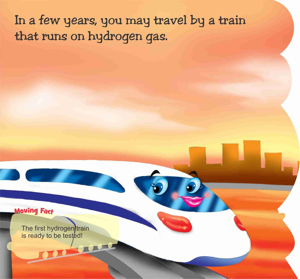 Flying Colours Cut Out Board Book - Train | Grocsy