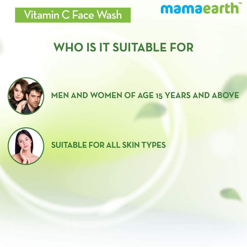 Mamaearth Vitamin C Face Wash For Skin Illumination | Grocsy