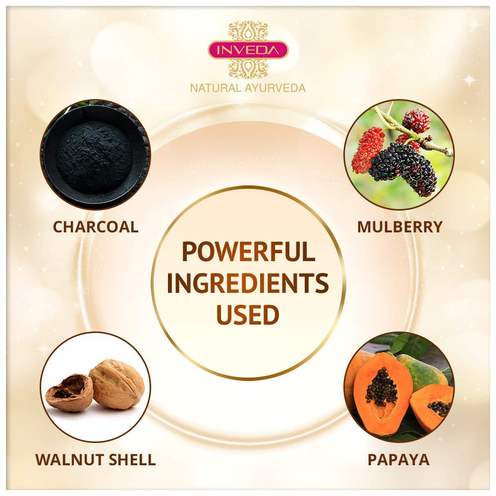Inveda Active Charcoal Face Scrub For Women | Grocsy