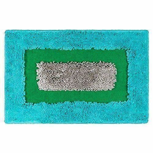 Cotton Blend Diana Door Mat/Bath Mat - Blue Color | Grocsy