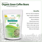 Vokin Biotech Organic Green Coffee Beans Decaffeinated & Unroasted Arabica Coffee For Weight Management | Grocsy