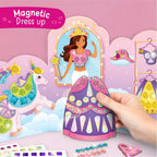 Imagimake Unicorn Craft Kit | 20+ Mess Free Activities | Bracelet Making Kit, Magnetic Board Princess Dress Up, Unicorn Stickers and More | 5,6,7,8 Year Old Girl Birthday Gift | Crafts for Girls 8-12 | Grocsy