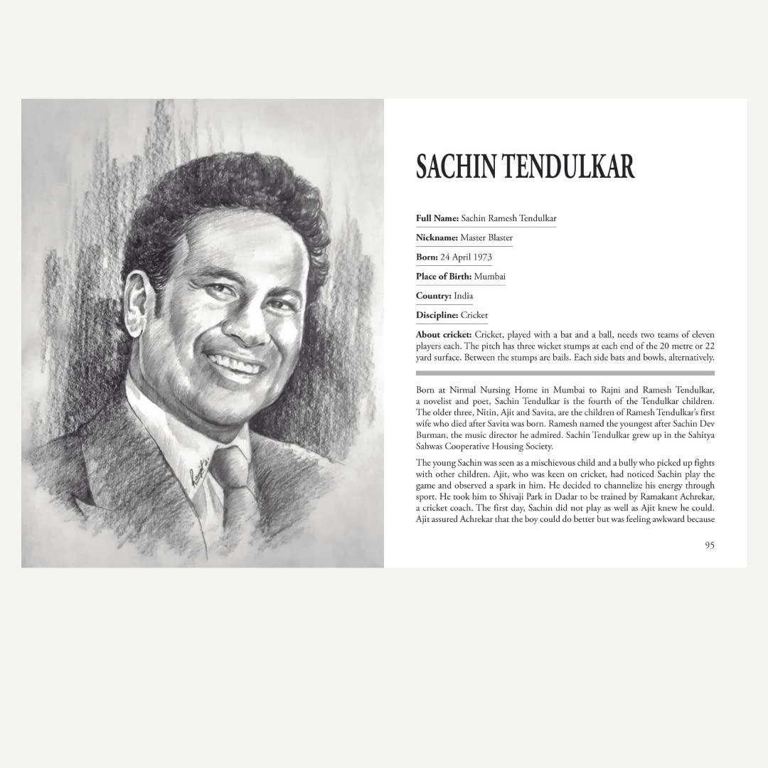 Inspiring Lives:Worlds Greatest Sportspersons : Biographies Of Inspirational Personalities For Kids | 124 Pages | Grocsy
