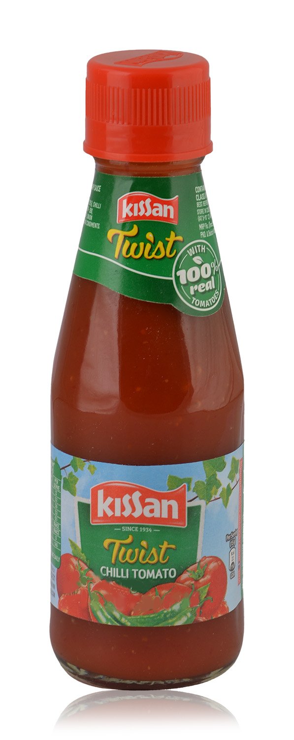 Kissan Ketchup - Twist Tomato Chilli | Grocsy