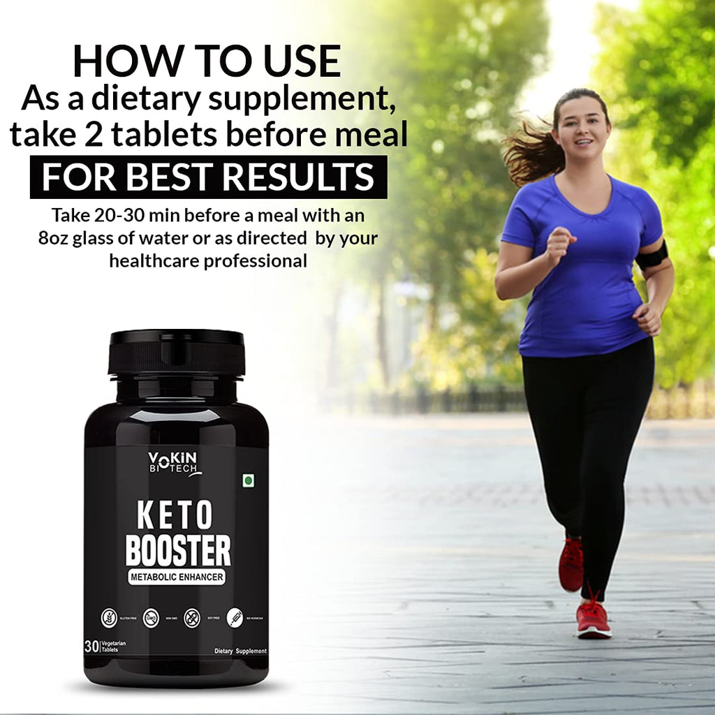 Vokin Biotech Keto Booster Advanced Weight Loss Supplement,Natural Fat Burner | Grocsy