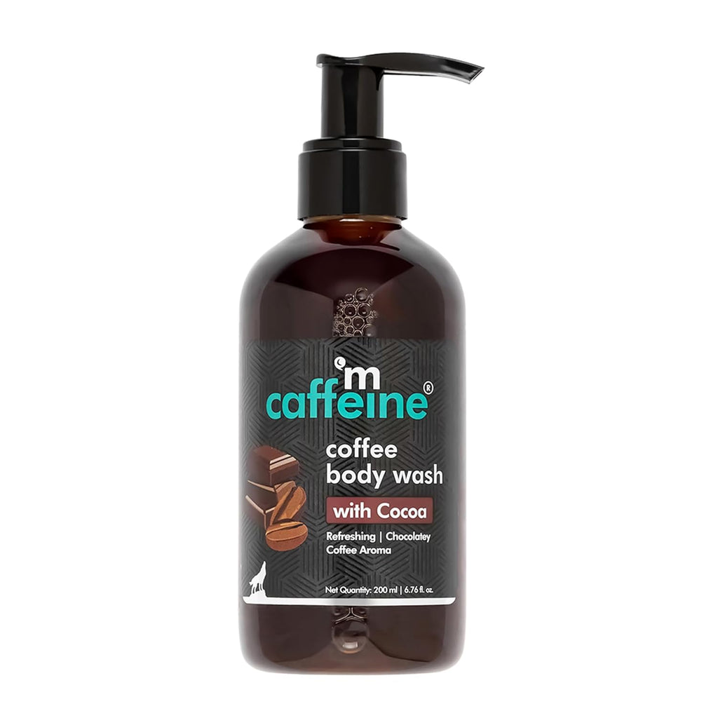 mCaffeine Coffee Body Wash with Cocoa for Refreshed & Moisturized Skin | Grocsy