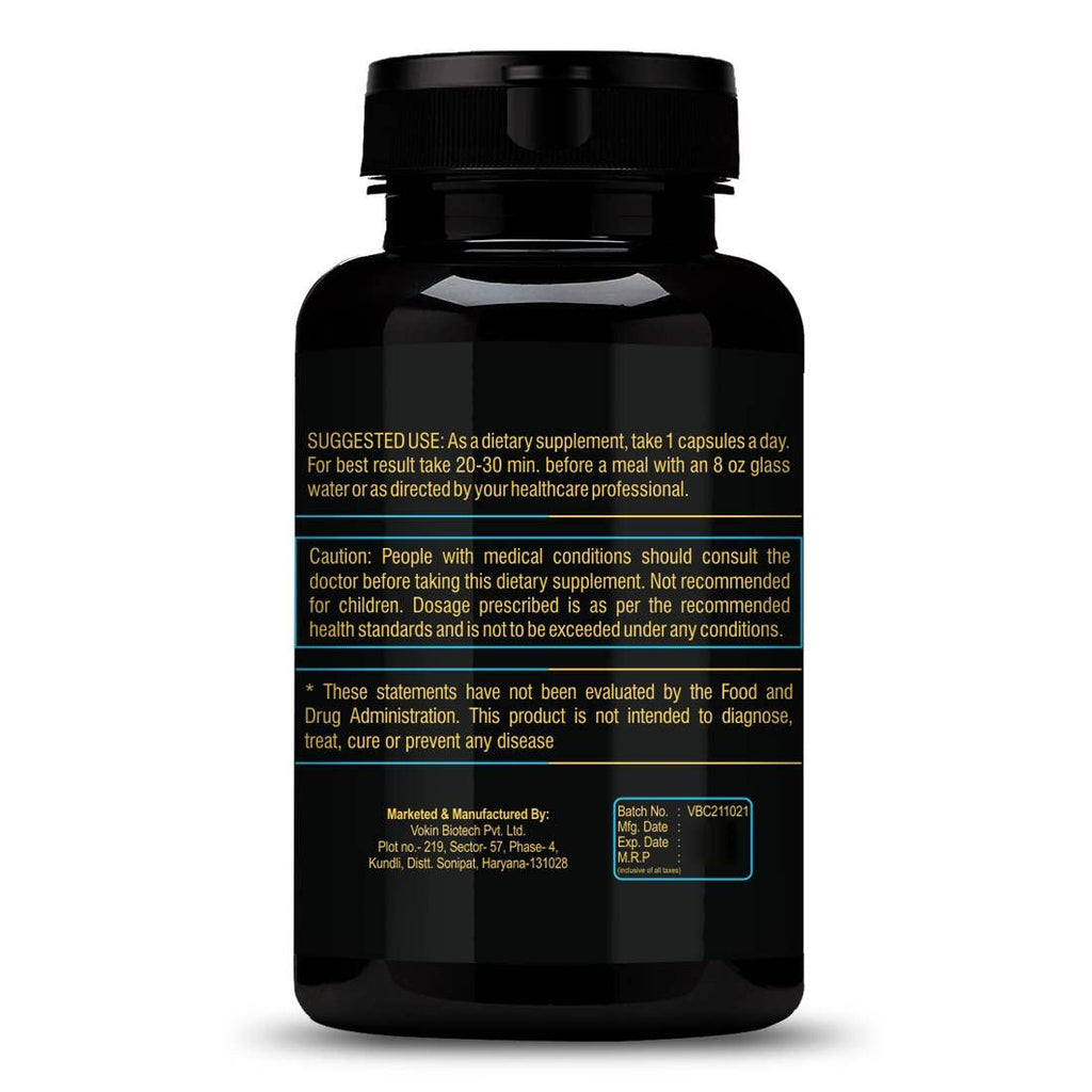 Vokin Biotech Cognitivix -Unique Brain activation Ginkgo Biloba With Ginseng extract Veg capsule | Grocsy