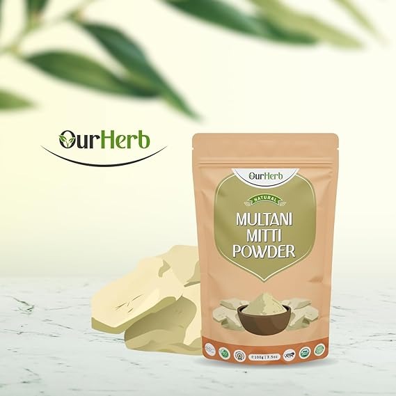 OurHerb Multani Mitti Powder For Skin & Hair | Grocsy