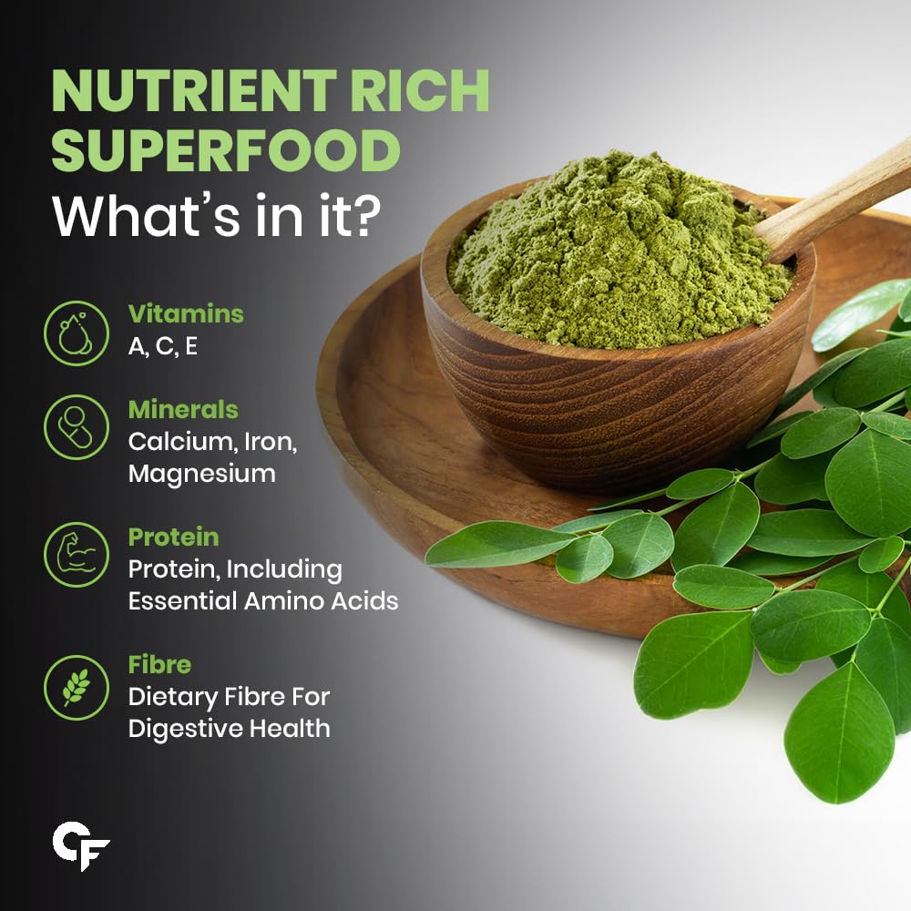 Carbamide Forte Organic Moringa Leaf Powder | Grocsy