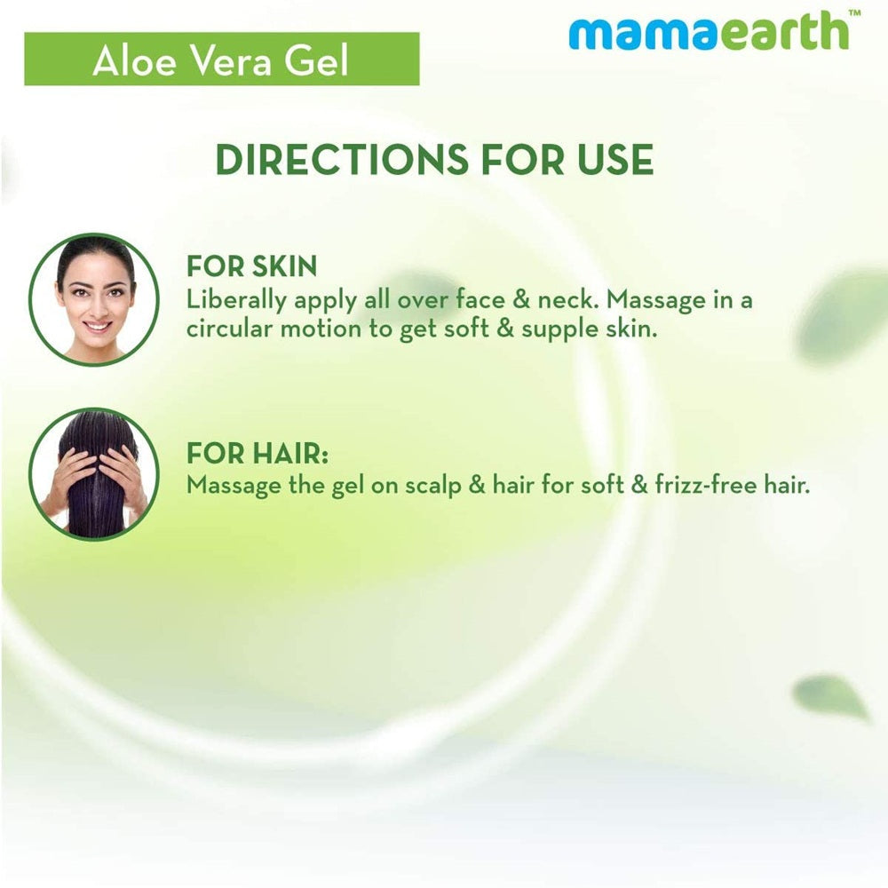 Mamaearth Aloe Vera Gel For Skin & Hair | Grocsy