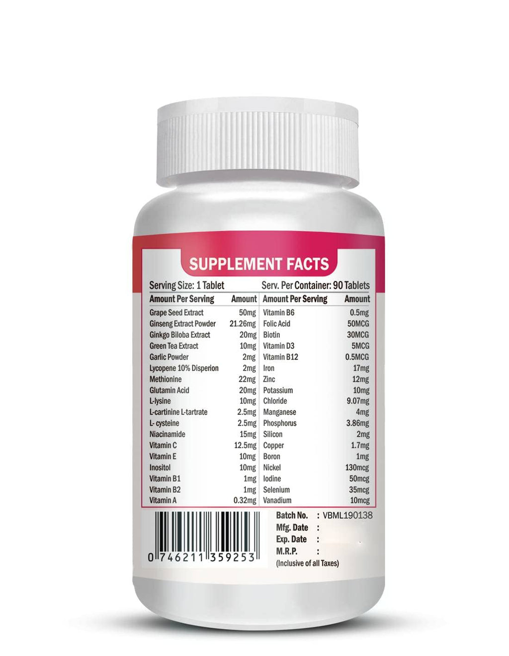 Vokin Biotech Multivital-1 General Daily Multi Vitamin with Potent Formula | Grocsy