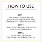 Nuerma Science Keratin Repair Olive Bhringraj Hair Conditioner for Dehydrated & Strengthen Hair | Grocsy
