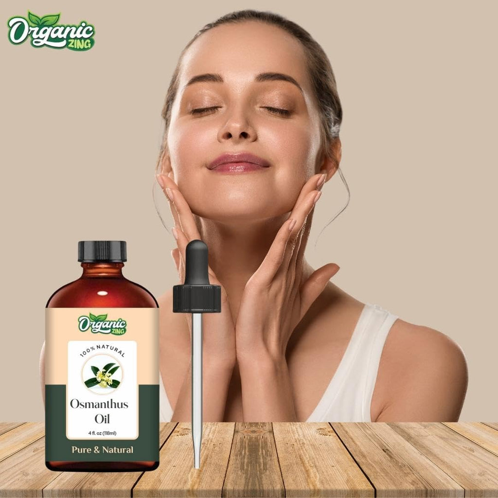 Organic Zing Osmanthus (Osmanthus fragrans) Oil | Pure & Natural Steam Distilled Essential Oil for Aroma, Diffusers & Skincare | Grocsy