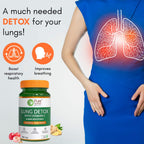 Pure Nutrition Lung Detox with Vitamin C & Grape Seed Extract Veg Capsules | Grocsy