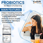 Vokin Biotech Probiotics 50 Billion CFU Multi Capsules | Grocsy